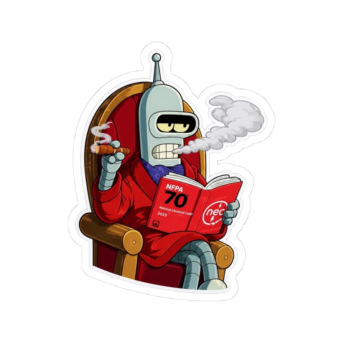 Bender Code Guru Electrcian Sticker | 3-6 in | Eleceed - Official stickers merchandise