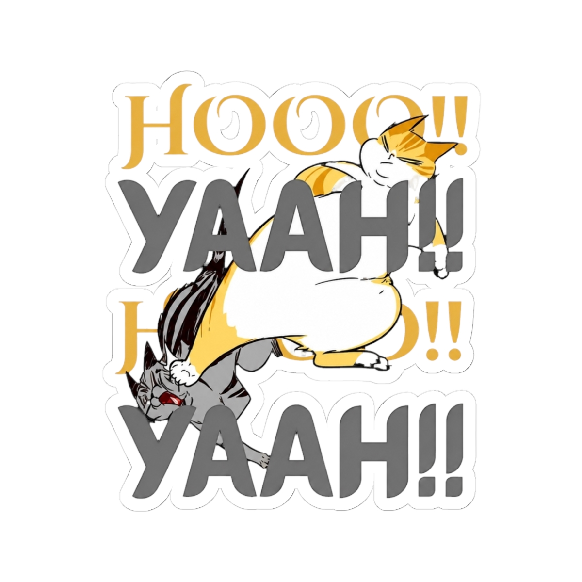 Hoo!!, Yaah!!. Kayden kick. Sticker | Eleceed - Official stickers merchandise
