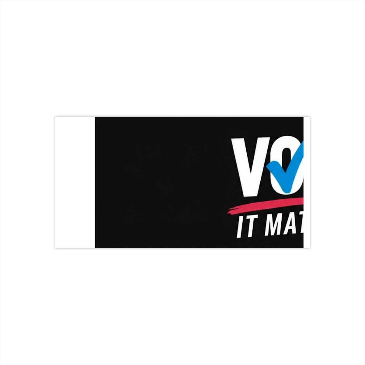 Vote Election 2024 Voter Democrat Politics Bumper Sticker | Eleceed - Official stickers merchandise