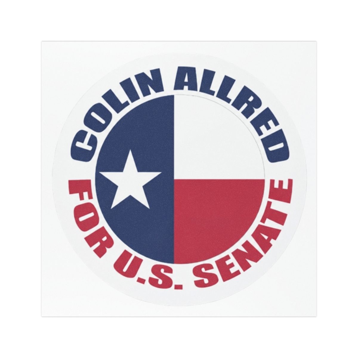 Colin Allred for U.S. Senate 2024 Election Car Magnet | Eleceed - Official Creator merchandise