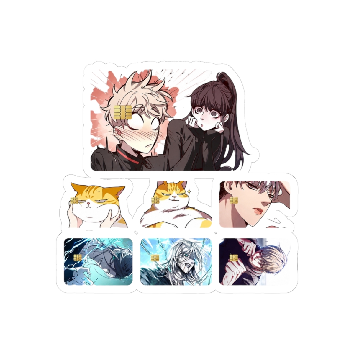 Eleceed Manga Sticker Film Tape Skin for Credit Card Debit Card Waterproof Stickers Cartoon - Official stickers merchandise
