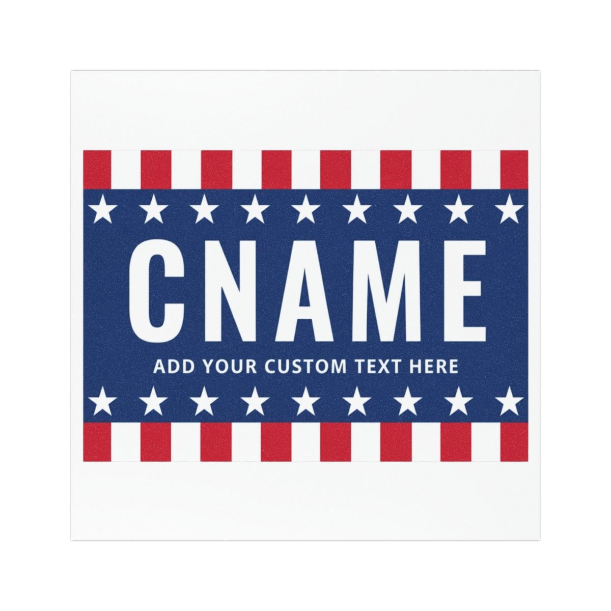 Candidate name slogan political election campaign car magnet | Eleceed - Official Creator merchandise
